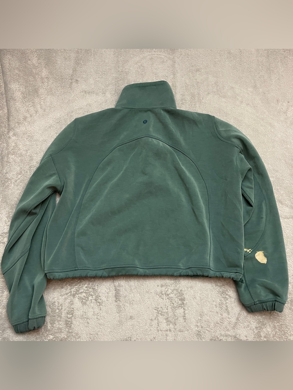 Lululemon Women's Green Scuba Half Zip Women's Size 8 - Picture 9 of 11